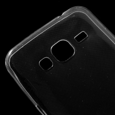 Samsung Galaxy J3 2016 dzidrs (caurspīdīgs) cieta silikona TPU pasaulē planākais apvalks / Vacins.lv