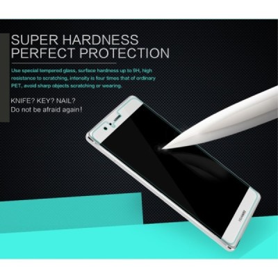 Huawei P9 (Huawei Ascend P9) „Nillkin“ 9H Tempered Glass ekrāna aizsargstikls / Vacins.lv