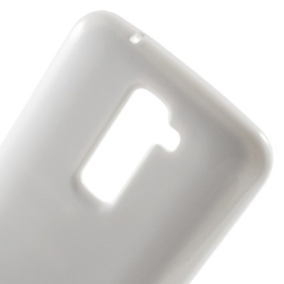 LG K10 (K420N) baltas Mercury kieto silikono (TPU) dėklas - nugarėlė / Priedai.lt