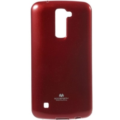 LG K10 (K420N) raudonas Mercury kieto silikono (TPU) dėklas - nugarėlė / Priedai.lt