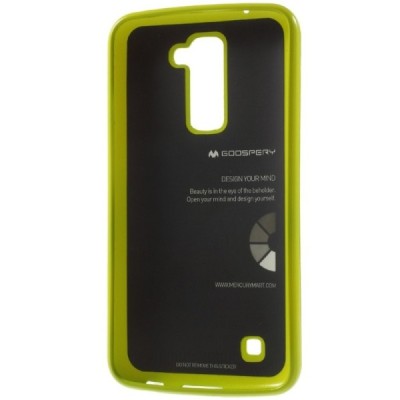 LG K10 ir K420N Mercury zaļa cieta silikona (TPU) apvalks / Vacins.lv