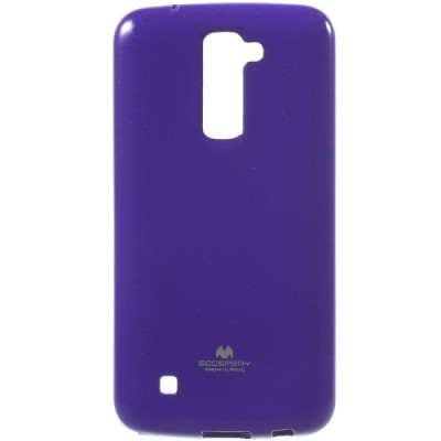 LG K10 (K420N) violetinė Mercury kieto silikono (TPU) dėklas - nugarėlė / Priedai.lt