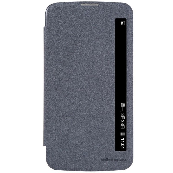 „Nillkin“ Sparkle atvēramais maciņš - pelēks (K10)