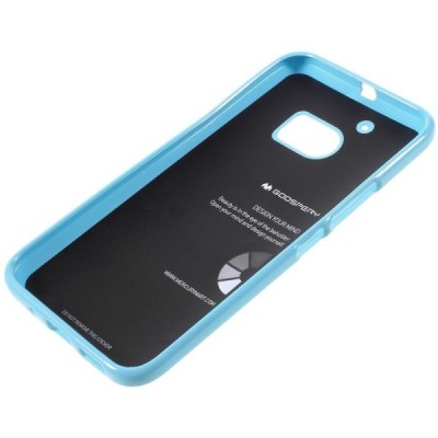 HTC 10 (M10 Lifestyle) šviesiai mėlynas Mercury kieto silikono (TPU) dėklas - nugarėlė / Priedai.lt