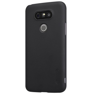 LG G5 (H850) juodas plastikinis dėklas + Nillkin ekrano plėvelė / Priedai.lt