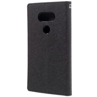 LG G5 (H850) Mercury juodas atverčiamas dėklas - piniginė / Priedai.lt