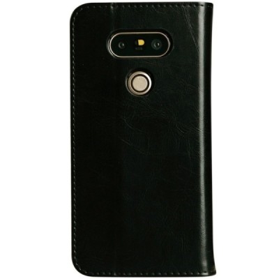 „Kalaideng“ Royale atverčiamas juodas odinis LG G5 (H850) dėklas / Priedai.lt