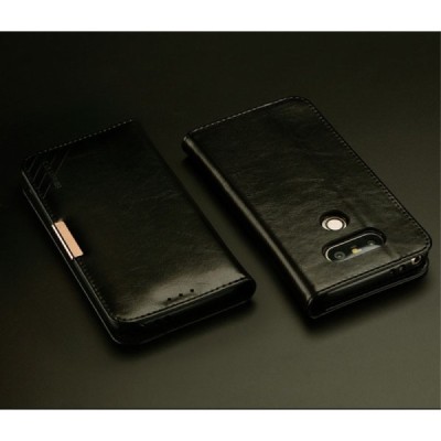„Kalaideng“ Royale atverčiamas juodas odinis LG G5 (H850) dėklas / Priedai.lt
