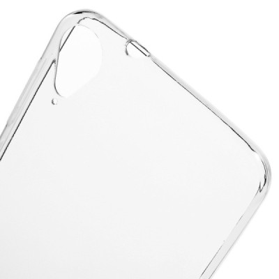 HTC Desire 825 dzidrs (caurspīdīgs) cieta silikona TPU pasaulē planākais apvalks / Vacins.lv