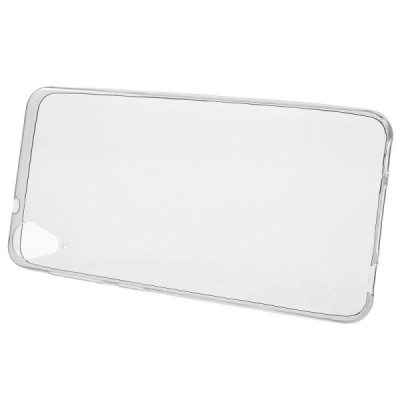 HTC Desire 825 dzidrs (caurspīdīgs) cieta silikona TPU pasaulē planākais pelēks apvalks / Vacins.lv