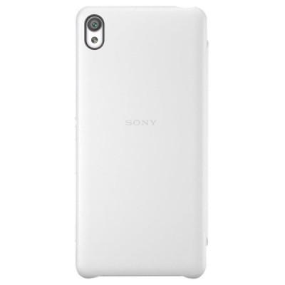 Oficiāls Sony Xperia XA Style Cover Flip balts atvērams maciņš SCR54 (maks) / Vacins.lv