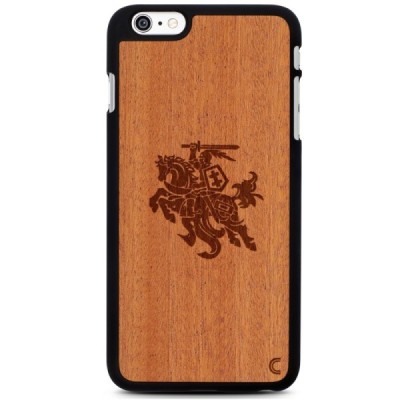 Apple iPhone 6 Plus (6s Plus) „Crafted Cover“ Vytis natūralaus medžio dėklas (šviesus medis) / Priedai.lt