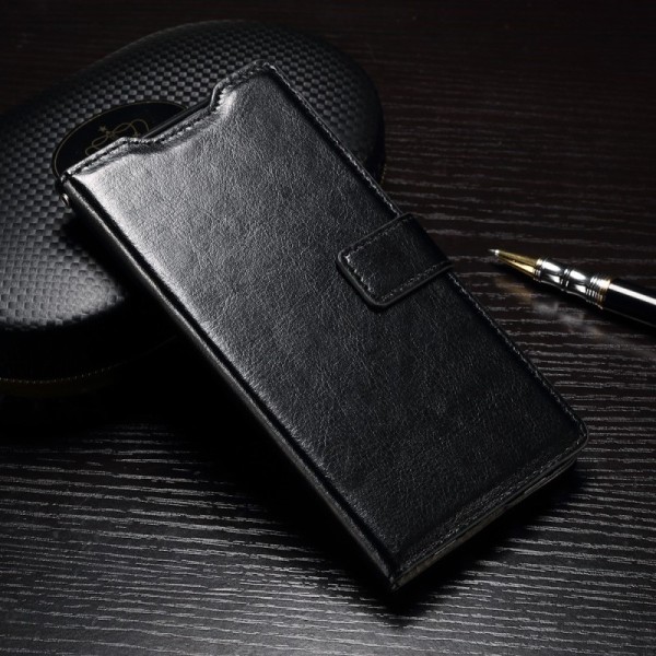 Atvēramais maciņš - melns (P9 Lite)