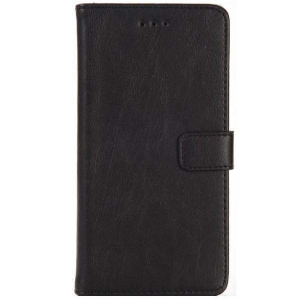 „Retro“ atvēramais maciņš - melns (P9 Lite)