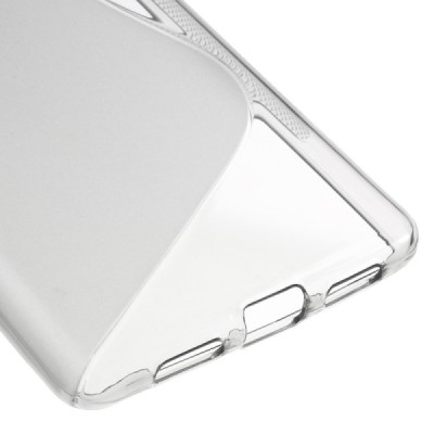 Huawei P9 Lite (Huawei Ascend P9 Lite, Huawei G9 Lite) skaidrus (permatomas) kieto silikono TPU pilkas dėklas - nugarėlė / Pried