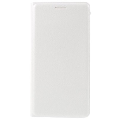 Samsung Galaxy J3 2016 (J320) baltas odinis atverčiamas Smart Wallet dėklas - piniginė / Priedai.lt