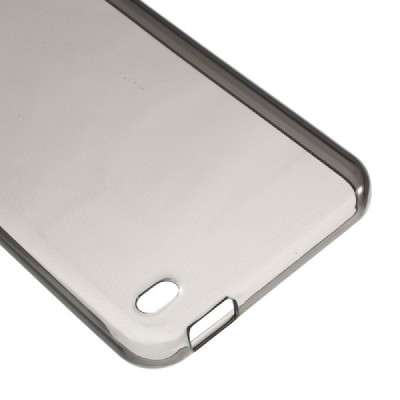 HTC Desire 530 kieto silikono TPU skaidrus pilkas dėklas - nugarėlė / Priedai.lt