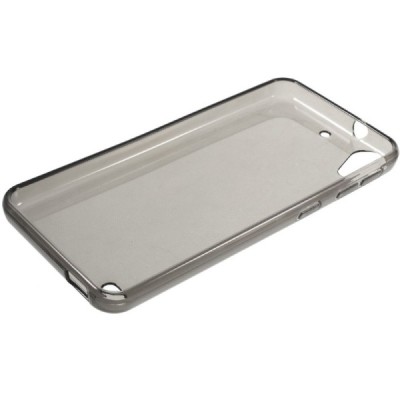 HTC Desire 530 kieto silikono TPU skaidrus pilkas dėklas - nugarėlė / Priedai.lt