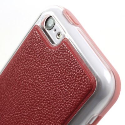 „Kingpad“ raudonos odos su tvirto plastiko kraštais Apple iPhone 5C dėklas (dėkliukas) / Priedai.lt