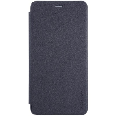 Huawei Honor 5c (Honor 7 Lite) pilkas odinis atverčiamas Nillkin Sparkle dėklas - knygutė / Priedai.lt