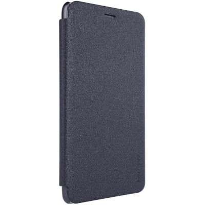Huawei Honor 5c (Honor 7 Lite) pilkas odinis atverčiamas Nillkin Sparkle dėklas - knygutė / Priedai.lt