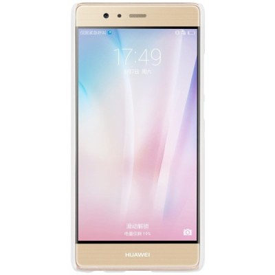 Huawei P9 Nillkin Frosted Shield balts plastmasas apvalks + ekrāna aizsargplēve / Vacins.lv