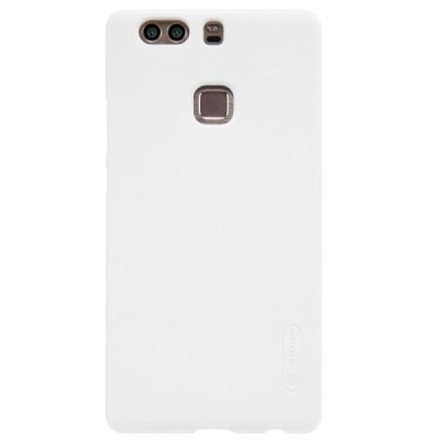 Huawei P9 Plus Nillkin Frosted Shield balts plastmasas apvalks + ekrāna aizsargplēve / Vacins.lv