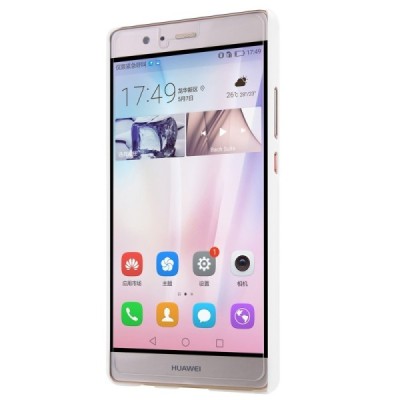 Huawei P9 Plus Nillkin Frosted Shield balts plastmasas apvalks + ekrāna aizsargplēve / Vacins.lv