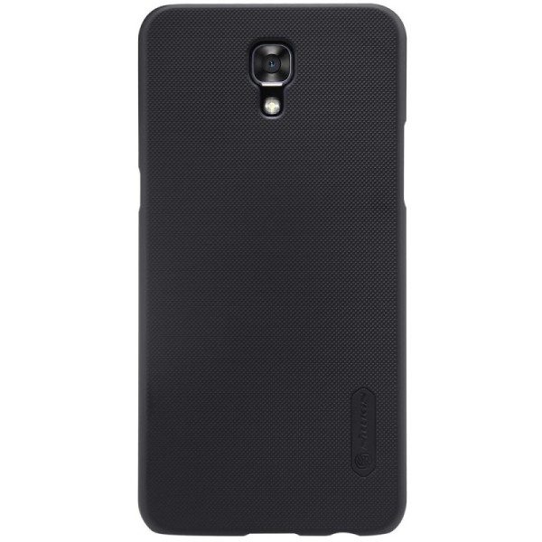 „Nillkin“ Frosted Shield apvalks - melns + ekrāna aizsargplēve (X-Screen)