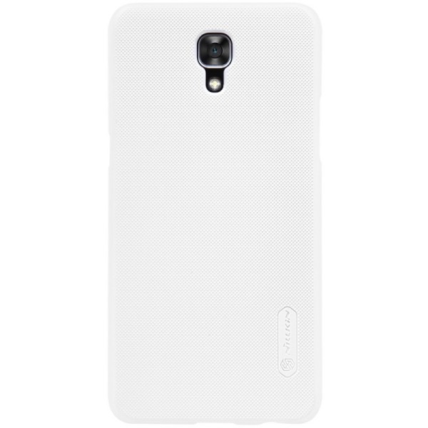 „Nillkin“ Frosted Shield apvalks - balts + ekrāna aizsargplēve (X-Screen)