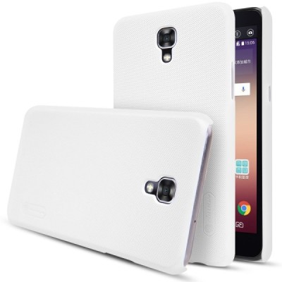 LG X-Screen (K500N) Nillkin Frosted Shield balts plastmasas apvalks + ekrāna aizsargplēve / Vacins.lv