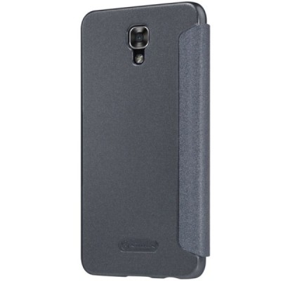 LG X-Screen (K500N) „Nillkin“ Sparkle atvēramais pelēks maciņš / Vacins.lv