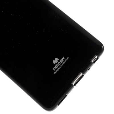 Huawei P9 juodas Mercury kieto silikono (TPU) dėklas - nugarėlė / Priedai.lt