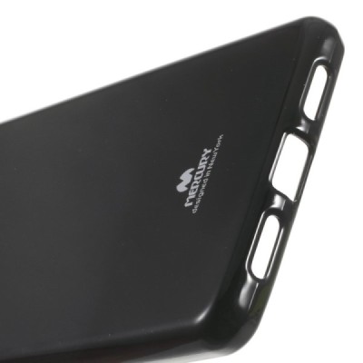 Huawei P9 lite juodas Mercury kieto silikono (TPU) dėklas - nugarėlė / Priedai.lt