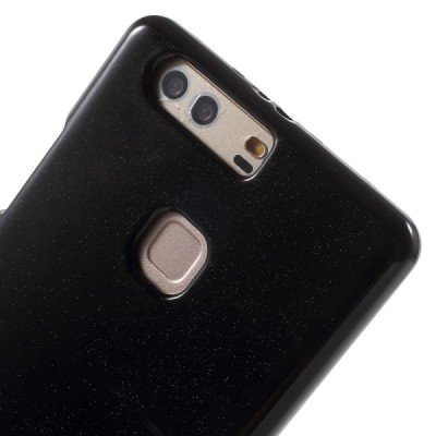 Huawei P9 Plus juodas Mercury kieto silikono (TPU) dėklas - nugarėlė / Priedai.lt