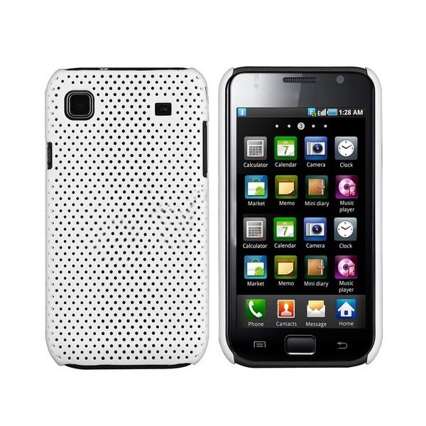 Tīkliņa formas apvalks - balts (Galaxy S)