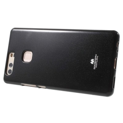 Huawei P9 Plus juodas Mercury kieto silikono (TPU) dėklas - nugarėlė / Priedai.lt