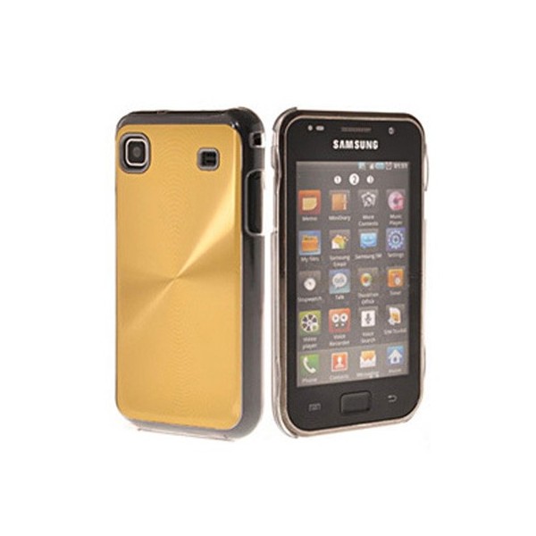Plastmasas apvalks - zelta (Galaxy S)