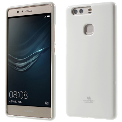 Huawei P9 Plus baltas Mercury kieto silikono (TPU) dėklas - nugarėlė / Priedai.lt