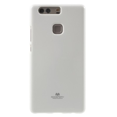 P9 Plus Mercury balts cieta silikona (TPU) apvalks / vacins.lv