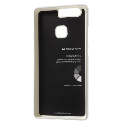 P9 Plus Mercury balts cieta silikona (TPU) apvalks / vacins.lv