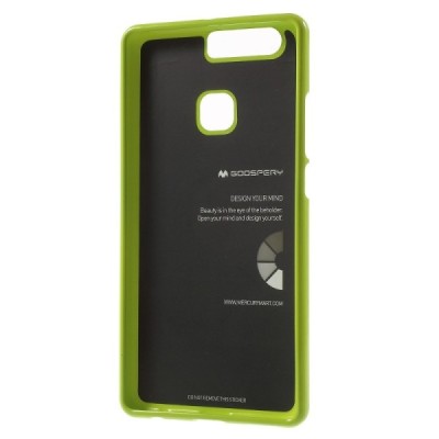 Huawei P9 Plus žalias Mercury kieto silikono (TPU) dėklas - nugarėlė / Priedai.lt