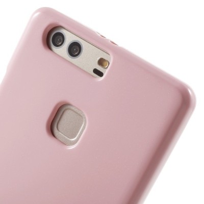 P9 Plus Mercury gaiši rozs cieta silikona (TPU) apvalks / vacins.lv