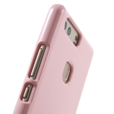 P9 Plus Mercury gaiši rozs cieta silikona (TPU) apvalks / vacins.lv