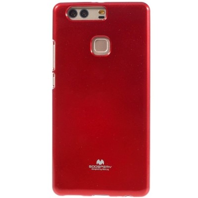 Huawei P9 Plus raudonas Mercury kieto silikono (TPU) dėklas - nugarėlė / Priedai.lt