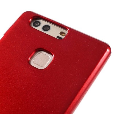 Huawei P9 Plus raudonas Mercury kieto silikono (TPU) dėklas - nugarėlė / Priedai.lt