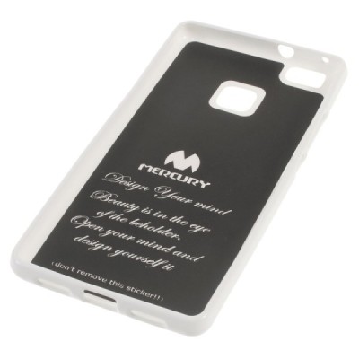 Huawei P9 lite baltas Mercury kieto silikono (TPU) dėklas - nugarėlė / Priedai.lt