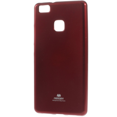 Huawei P9 lite raudonas Mercury kieto silikono (TPU) dėklas - nugarėlė / Priedai.lt