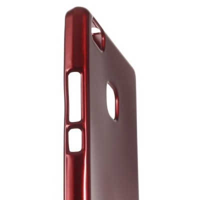 Huawei P9 lite raudonas Mercury kieto silikono (TPU) dėklas - nugarėlė / Priedai.lt