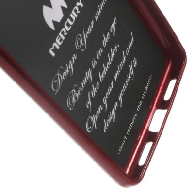 Huawei P9 lite raudonas Mercury kieto silikono (TPU) dėklas - nugarėlė / Priedai.lt